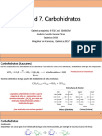 Unidad 7. Carbohidratos