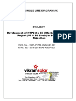 Sld-Single Line Diagram Ac: Development of NTPC 2 X 65 MWP Solar PV Power Project (P5 & P6 Block) in Badhla, Rajasthan