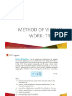 Vitrual Work Method Trusses