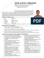 Ariel Coronel CV PDF