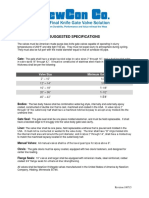 Newcon Suggested Specifications Rev 100715