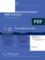 Validated Assessment Process (VAP) Overview