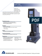 Wilson Rockwell 574: Regular, Superficial, and Twin Scale Testing