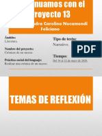 Continuamos Con El Proyecto 13. Del 18 Al 22de Mayo de 2020.