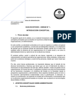 Unidad 1. Nociones de Administracion. Seminario I. Archivistica 2019 PDF