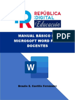 Manual Básico de Microsoft Word para Docentes