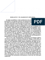 Horacio y El Barroco Español PDF