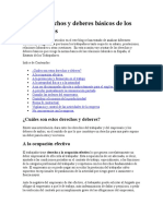 Los 10 Derechos y Deberes Básicos de Los Trabajadores