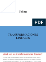 Transformaciones Lineales 1