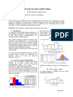 Mode D-Une Série Stat A Variable Continue Corr