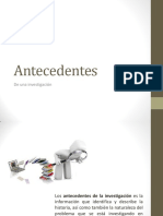 Presentacion 5 Antecedentes y Justificación PDF