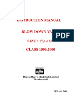 Instruction Manual: Bharat Heavy Electricals Limited Tiruchirapalli