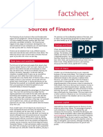 Sources of Finance