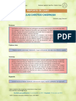 Fistulas Carótido Cavernosa: Reporte de Caso