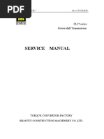 Service Manual: ZL15 Series Power-Shift Transmission