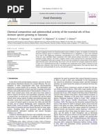 Chemical Composition and Antimicrobial Activity of The Essential Oils of Four Ocimum Species Growing in Tanzania