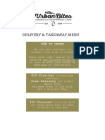 Delivery & Takeaway Menu: How To Order