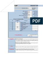 Request Form: Branch DLR Code: Type Claim