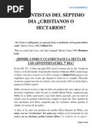 Adventistas Del Septimo Dia PDF