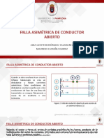 Demostración Falla Asimétrica de Conductor Abierto