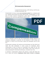 HRM-Compensation Management Handout