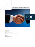 EMPRESAS SUBCONTRATISTAS y CONTRATOS