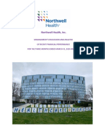 Northwell Management Discussion and Analysis of Q1 2020 Financial Statements