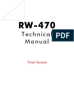 RW - 470 Tech Manual