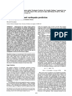 Hypothesis Testing and Earthquake Prediction PDF