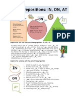 Time Prepositions: IN, ON, AT