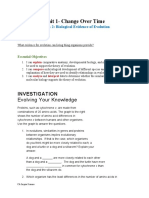 Unit 1-Change Over Time: Investigation