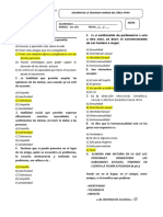 Exámen Segunda Unidad de PFRH - 1er y 2do Año