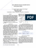 Research On The Sensor Calibration of Pressure Transmitter Based On The Least Square Method