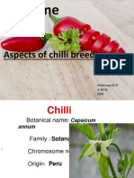 Welcome: Aspects of Chilli Breeding