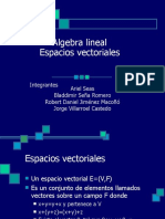 Espacios Vectoriales