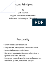 Principles of Language Testing