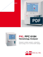 PPC 610H: Hematology Analyzer