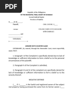 Answer - Recovery of Possession