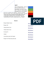 Awesome Paint Color Comparison Chart