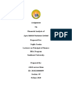 Financial Analysis of Apex