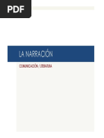 La Narración. 1º Eso.