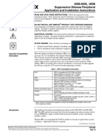 4090-9005, - 9006 Suppression Release Peripheral Application and Installation Instructions