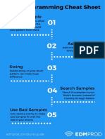 Drum Programming Cheat Sheet: Keep It Simple