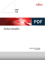 NetCOBOL Syntax Samples