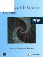 Psicología de La Memoria PDF