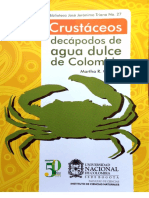 Decapodos de Agua Dulce de Colombia Libro PDF