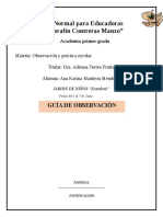 Guia de Obcervacion Segundo Sem. Cuidado Ambiental