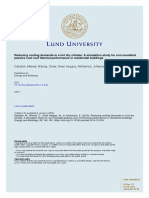 Reducing Cooling Demands in A Hot Dry Climate: A Simulation Study For Non-Insulated Passive Cool Roof Thermal Performance in Residential Buildings