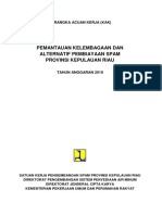 KAK Pemantauan Kelembagaan Dan Alternatif Pembiayaan SPAM Provinsi TA 2019 PDF