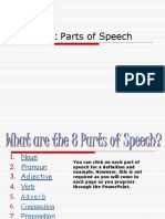 The Eight Parts of Speech